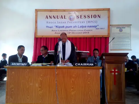 Moderator Rev. Siama Phaltual